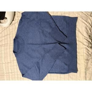 women's Blue Crew Neck Sweater Size S